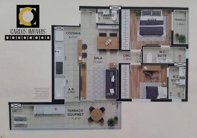 Apartamento, 2 quartos, 86 m² - Foto 4