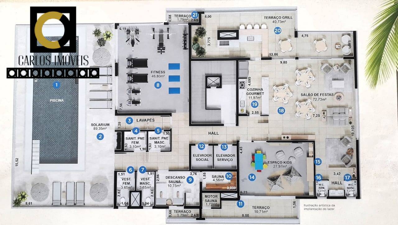 Apartamento, 2 quartos, 86 m² - Foto 15